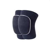 1Pair Sports Knee Pads Comfortable Breathable Stretchy Volleyball Roller Skating Knee Brace Thickened Sponge Dance Protectors XS black