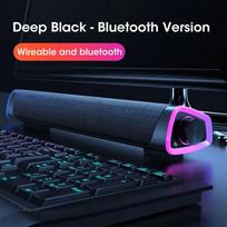 4D kompiuterio garsiakalbio juosta Stereo garso žemųjų dažnių garsiakalbis „Bluetooth“ garsiakalbis, skirtas „Macbook“ nešiojamajam nešiojamajam kompiuteriui, muzikos grotuvas, laidinis garsiakalbis balta