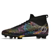 Football Shoes 35-45 Unisex Football Shoes Men's Long Nails Artificial Lawn Training Youth Football Shoes 44 juoda
