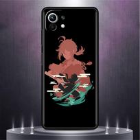 Case For Xiaomi Mi Poco X3 X4 NFC M3 Mi 11 11T 10 T 9T 12 9 10T Lite Silicone Back Phone Cover Anime Genshin Impact Xiaomi Poco X3 black