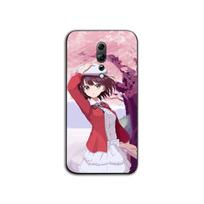 Katou Megumi Saekano Phone Case For OPPO Find X5 X3 X2 A93 Reno 8 7 Pro A74 A72 A53 Soft Black Phone Cover OPPO Find X5 white