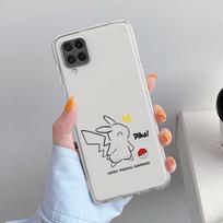 Clear Case For Samsung Galaxy A52 A12 A51 A32 A21s A71 A32 A22 50 A70 A31 A72 5G Phone Cover Japan Anime Pokemon Coque Capa Samsung A73 5G