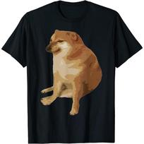 Meme Balltze Cheems RIP Grpahic marškinėliai vyrams Drabužiai Juokingi 3D Doge gerbėjų marškinėliai Madingi gatvės drabužiai Kasdieniai unisex vaikų viršutiniai drabužiai XS