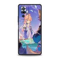 Dėklai Redmi 10C Funda Genshin Impact Minkštas telefono dėklas Xiaomi Redmi Note 12 11 9S 9 8 10 Pro Plus 7 9T 8T 9C 9A 8A Viršelis Redmi Note 10Pro