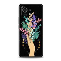 Telefono dėklas Xiaomi Poco X4 X3 NFC F3 F4 M3 M4 Mi Note 12T 10 11 Ultra 11T 13 Pro 12 Lite 9T 5G Dangtelis mėnulis Tarot katė Estetiškas Xiaomi 12 Lite black