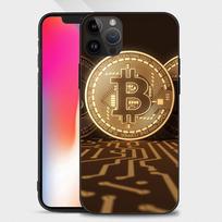 Bitcoin money Phone Case iphone15 14 13 12 11 Pro Max Mini X 7 8 Soft Case iPhone11PROMAX pink