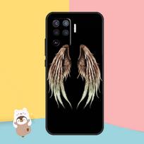 Exquisite Wings Case For OPPO Find X5 X3 Lite Pro A15 A16 A52 A72 A5 A9 A31 A53 A83 A93 A54 A74 A94 Cover OPPO A93 gray