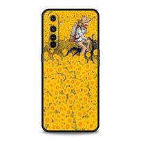 Estetinis saulėgrąžos skirtas Realme GT Neo 2 3 3T telefono dėklas Realme 11 10 9 8 5G 7 6 GT2 Pro Plus C21 C11 C25 C35 silikoninis dangtelis Realme 10 yellow