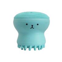Silicone Face Cleansing Brush Facial Deep Pore Skin Care Scrub Cleanser Tool New Mini Beauty Soft Deep Cleaning Exfoliator Tool blue