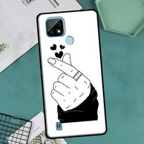Kpop Finger Heart For OnePlus 10 Pro 9 Pro 8T 9R Nord2 Case For Realme 9 8 Pro 8i 9i C35 GT Neo 2 3 Master Realme 8i gray