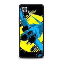 Phone Case For Xiaomi Redmi Note 12 10 11 9 8 Pro Plus 9S 7 8T 9T 9A 8A 9C K40 Gaming Soft Cover JDM Sports Car Lamp Aircraft Redmi Note 10Pro blue