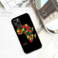 Africa Map Geogra Phone Case For iPhone 11 12 Mini 13 14 15 Pro XS Max X Plus SE XR Shell iPhone12PROMAX