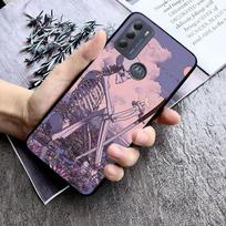 Skeleton Phone Case For Moto Edge 50 40 Pro Edge 40 30 Ultra Neo Fusion G Power G Stylus G Play E32 E20 E40 Moto E32 pink