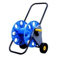 Garden Hose Reel Cart with Wheels Heavy Duty Portable Outdoor Yard Patio mėlyna