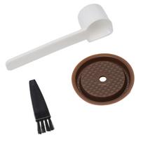 Coffee Filter Capsule Pods Baking Tools Coffee Kitchen 1pcs white