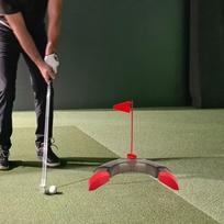 Golf Putting Cup and Flag,Golf Hole Adjustable Portable Exercise Training Tool for black