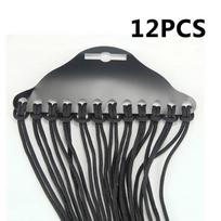 Galsses Aksesuarai Reguliuojami akiniai Virvelės Virvelės Laikiklis Nailono Kaklo Virvelė Akinių dirželis 60cm Rankų darbo 12pcs juoda