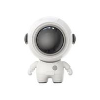 Mini ventiliatorius ant kaklo su dirželiu Astronautas Nešiojamas USB įkrovimo kaklo ventiliatorius Studentų stalo ventiliatorius Vasaros lauko rankinis aušintuvas juoda