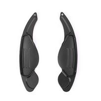 New product 2pcs aluminium alloy car into gear paddle shift fit For Land Range Rover Evoque Discovery Sport/Jaguar XF XE Styling juoda