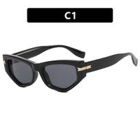 women's sunglasses, irregular cat's eye rice nails, fashionable sunscreen, photo-taking and driving glasses.