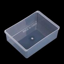 Proof Bird Poultry Feeder Automatic Acrylic Food Container Parrot Pigeon Splash gray