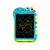 8.5/in Cartoon Dinosaur LCD Writing Tablet Drawing Board Kids Graffiti Sketchpad Toys Handwriting Blackboard Magic Drawing Board mėlyna