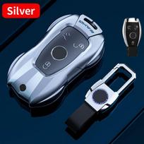 Taikyti ant Mercedes-Benz raktų dėklo automobilio metalinio apsauginio dangtelio E300L C260L GLC A200 C200 GLA GLB GLS modifikuotų dekoratyvinių priedų