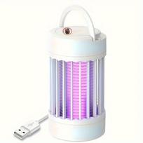USB maitinama elektrinė uodų gaudyklės lempa - patalpų vabzdžių ir kenkėjų kontrolė su ≤36V darbinė įtampa, saugi kūdikiams ir nėščiosioms balta