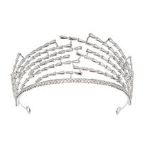 Karūna Fėja Nuotaka Karūna Tiara Barokinis Korėjietiškas Vestuvinė Suknelė Karūna Mergaitė Paprasta ir Elegantiška Princesė white