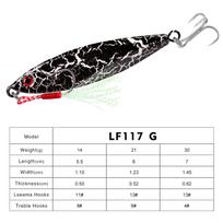 Lure Iron Plate Explosion Fishing Shore Casting Submerged False Bait 14g 21g 30g Remote Casting Metal Lure Bait Fish Bait Biomimetic Bait 14#14g