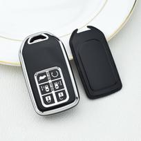 6 Buttons TPU Remote Car Key Case Cover for Honda Fit Lucky Vezel City Civic Jazz BRV BR-V HRV HR-V Shuttle Gp8 Shell Holder juoda