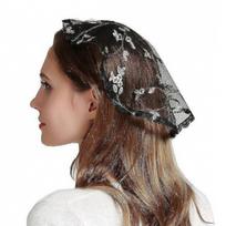 Bridal Veil Bride Simple Tulle Headscarf Lace Short Bachelorette Party Hen Party Bride's Veil Hen Party Head Scarf B