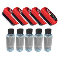 3/4/5 vnt. Automobilio stiklo valiklis nuo aliejinės plėvelės Valymo šepetėliai Be dryžių Ilgalaikė apsauga Lengvas naudojimas Stiklas nuo lietaus 5pcs black