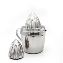 Functional 400ML Double Headed Manual Fruit Juicer Citrus Lemon Squeezer Machine Stainless Steel with Measuring Cup sidabras