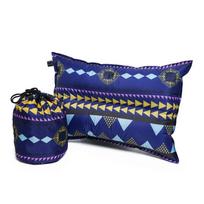 Outdoor Automatic Inflatable Pillow Leisure Tent Camping Sleeping Pillow Car Travel Pillow A-40cmx30cmx10cm blue