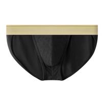 Vyriškos kelnaitės žemo aukščio platus elastingas juosmuo Seksualios kelnaitės žakardo audinys, labai elastingas U formos išgaubtas 3D kirpimas apatinis trikotažas XXXL beige