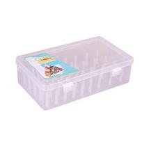 Sewing Box 42 Axis High Capacity Transparent Visible Buckle Closure Sewing Thread Storage Box Home Supply skaidri