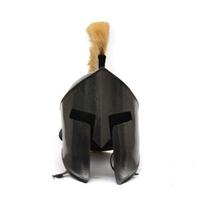 300 Spartan Helmet Black Edition Viduramžių plieno šalmas black