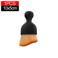 Car Interior Cleaning Brush with Casing Center Console Air Conditioning Outlet Cleaning Brush Car Cleaning Tools Car Accessories black