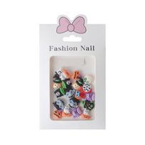 Resin 3D Nail Charms DIY Nail Art Decorations Supplies Flatback Wizard Pumpkin Skull Ornaments for DIY Crafts A white