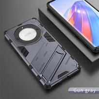 For Honor 100 90 Pro X8 X9A Case Shockproof Armor Kickstand Phone Case Honar 80 70 60 50 Pro Car Magnetic Holder Back Cover For Honor 100 pilka spalva