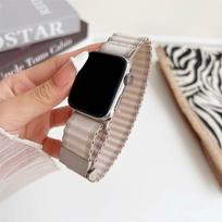 Nailoninis dirželis Apple laikrodžio apyrankei 45 mm 44 mm 40 mm 49 mm 41 mm 42 mm 38 mm dirželis Apyrankės diržas Correa iWatch Series 4 5 6 Se 7 8 9 Ultra Ultra2 49/45/44/42mm balta