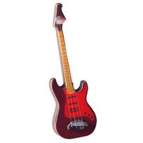 1/6 1/12 lėlių namelio miniatiūrinė gitara medinis elektrinės/klasikinės gitaros modelis instrumentas žaislas dovana vaikams gray