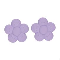 2 Pieces Car Diffuser Flower Design for Decoration Accessories Easy Installation Air Freshener violetinė