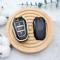 For Peugeot 208 2008 308 3008 508 408 307 4008 for Citroen C3 C4 C5 C6 C8 TPU Remote Key Case Fob Cover Skin Holder juoda