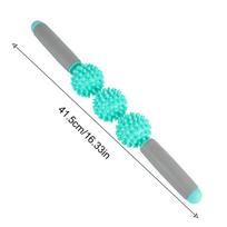 Muscle Relaxation Rod Roller Yoga Massage Stick Male And Female Spike Hedgehog Ball Massage Stick pink