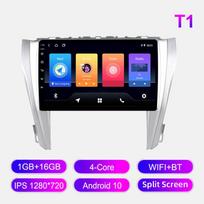 Android Automobilinis Radijas Toyota Camry 7 V50 55 2015-2017 Multimedijos Grotuvas Pagrindinis Įrenginys Stereo GPS Navigacija BT WIFI 1+16GB 1+16GB black