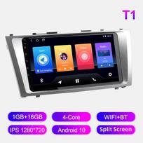 Automobilio radijas Android Auto Carplay skirtas Toyota Camry V40 2006-2011 Multimedijos grotuvo galvos blokas Stereo GPS navigacija BT WIFI 2+32GB 1+16GB gray