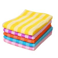 5 Pack Microfiber Dish Cloth For Washing Dishes, Striped Dish Towel Rags, Best Kitchen Washcloth Cleaning Cloths Random Color One Size yellow