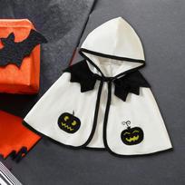 Vaikams Moliūgo Gobtuvas-apsiaustas Pončas Helovino Kostiumas Mielos Vaidmenų Žaidimo Cosplay Orange_Fit for height 120cm green